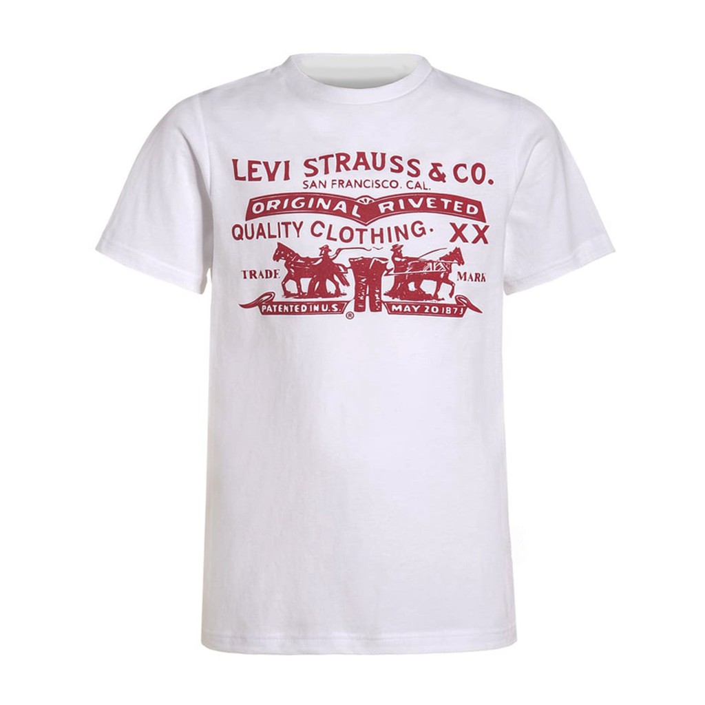 Kaos Levi's | Kaos Pria | Kuda Putih | KLPHORSES - 03