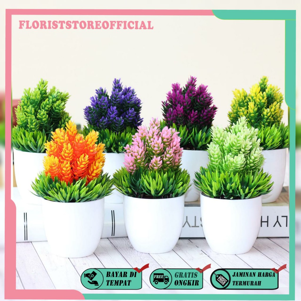 COD BUNGA PINUS  BUNGA PLASTIK BUNGA ARTIFISIAL BUNGA PAJANGAN IMITASI TANAMAN  HIAS PLASTIK  BP8802-1