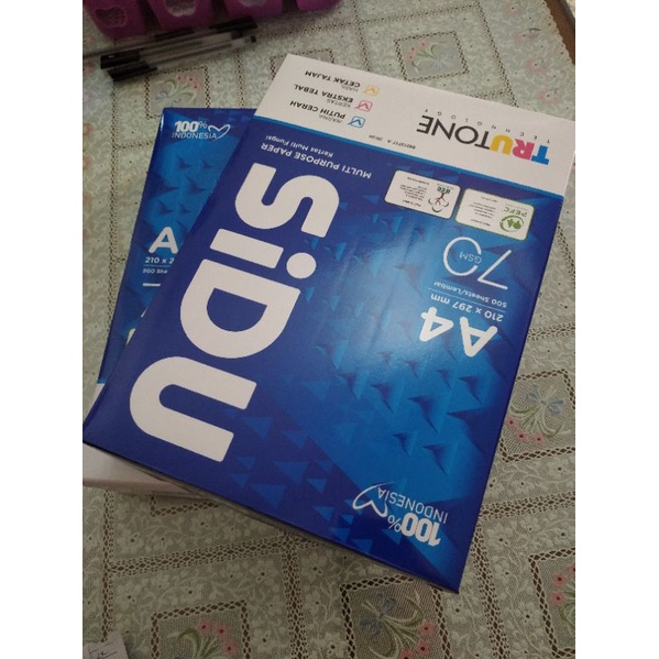 

kertas hvs putih A4 sidu 1 rim