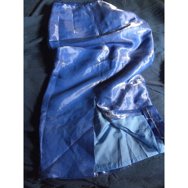 ROK SPAN BLUE SATIN