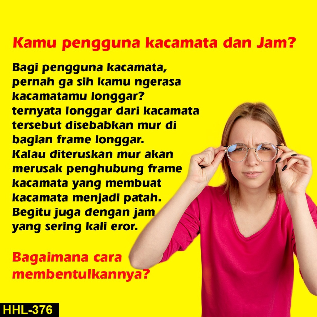 Obeng Kacamata Jam 6 Pcs Murah Obeng Untuk Kacamata Set Magnet