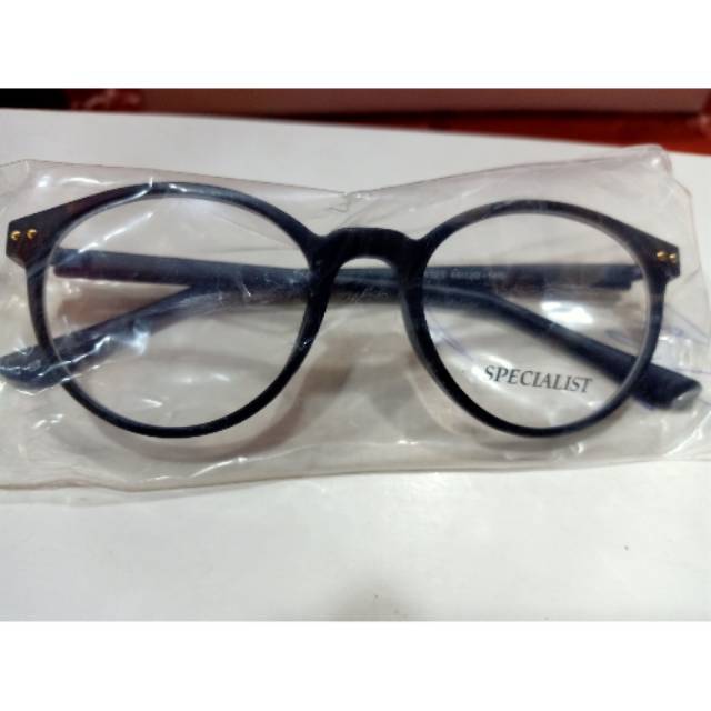 Kaca mata frame bulat plano up to minus 3