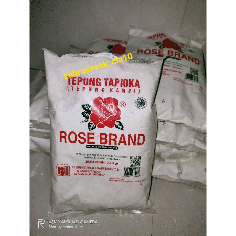 Tepung Tapioka Rose brand 250gr