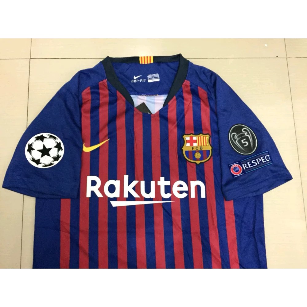 Jersey BARCELONA HOME FULL PATCH