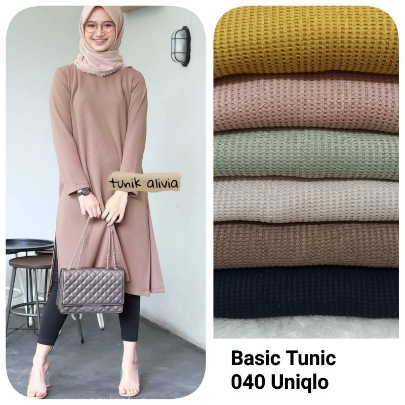 Tunik waffle knit