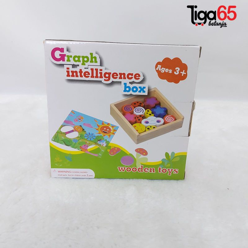 365 Mainan Edukasi Maenan Kayu Graph Intelligence / PUZZLE KAYU PZ206