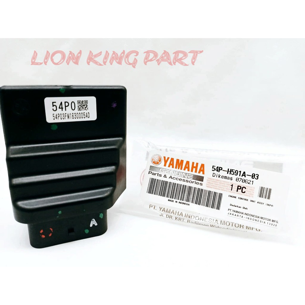 CDI ECU MIO J / MIO GT / MIO SOUL GT / X-RIDE 54P-H591A-03 ORIGINAL YGP