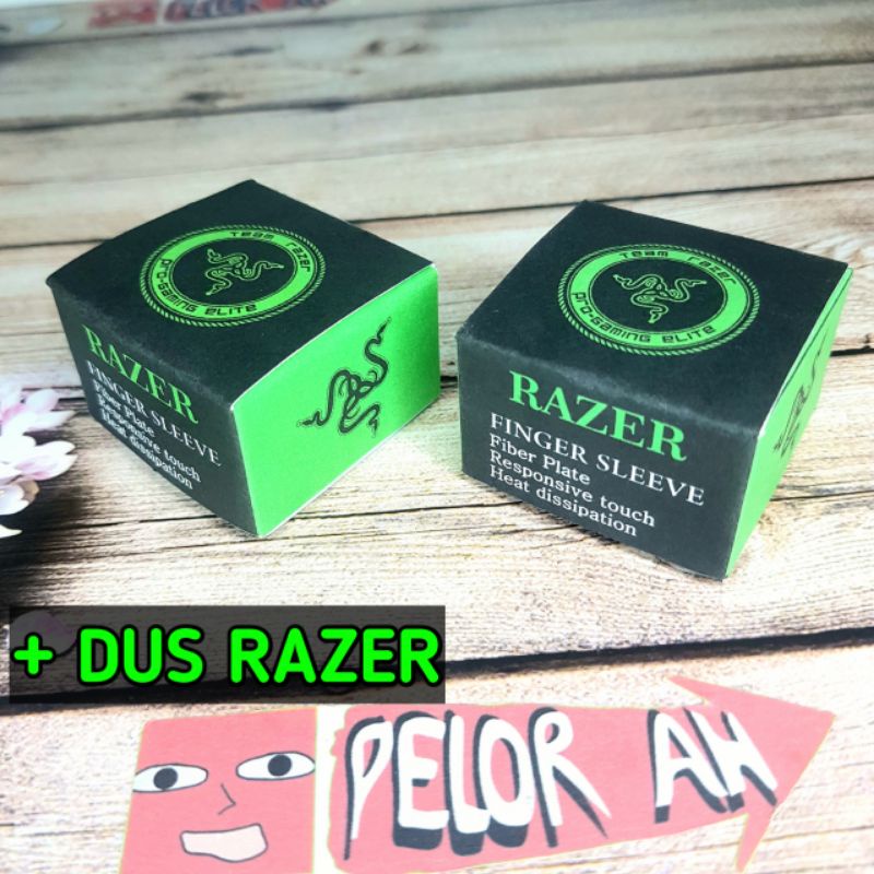 SARUNG TANGAN JEMPOL RAZER ISI 2 ANTI BASAH/KERINGAT HP GAMING RAZER