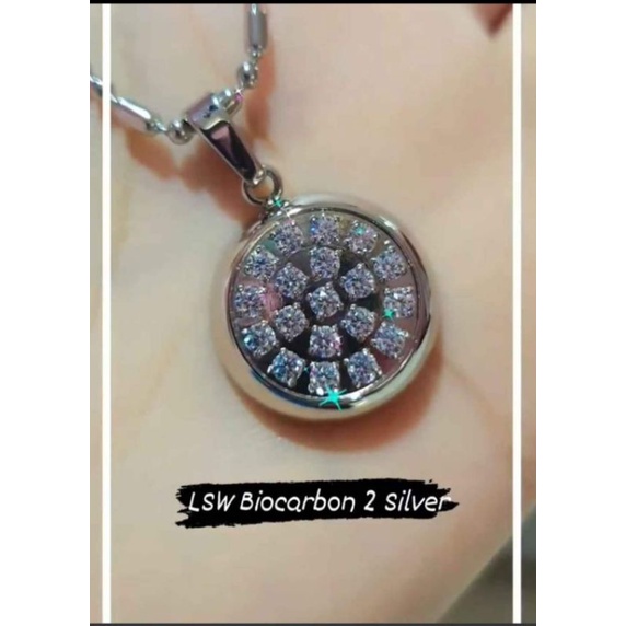 Biocarbon Silver _ Kalung Pendant MCI _ Kalung Kesehatan MCI