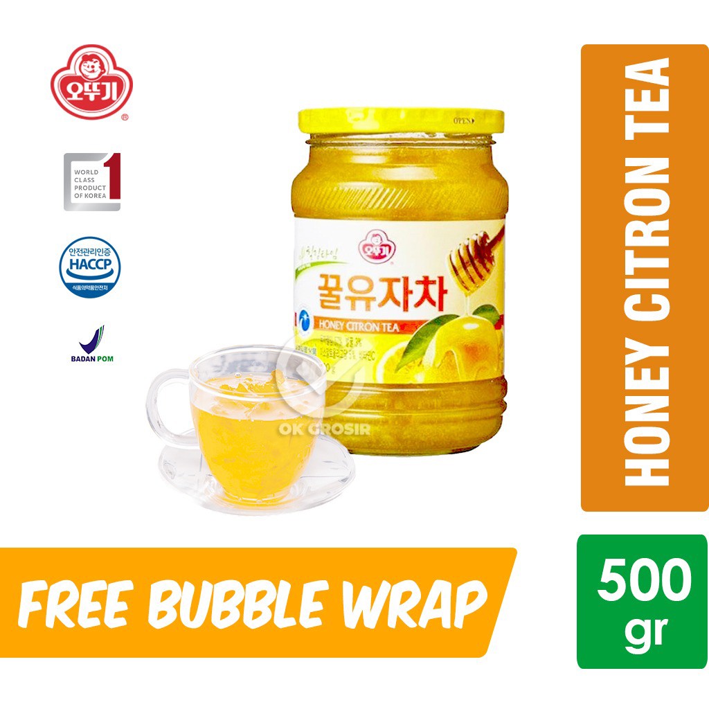 

Ottogi Honey Citron Tea / Konsentrat Jeruk Yuja Madu (Botol Kaca 500 gr) KHUSUS GOSEND & JNT