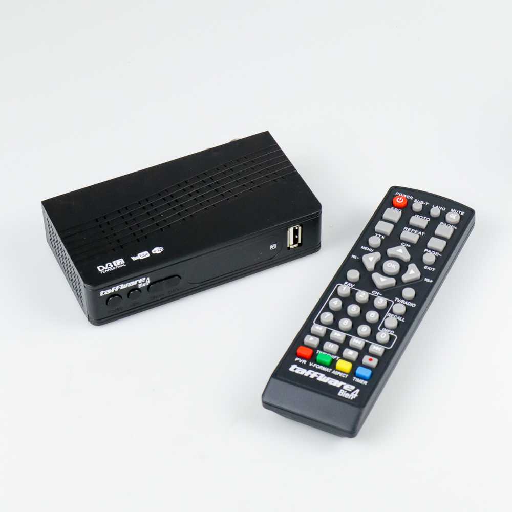 Taffware Bien4 Digital Satellite TV Tuner Box H.264 1080P DVB-T2