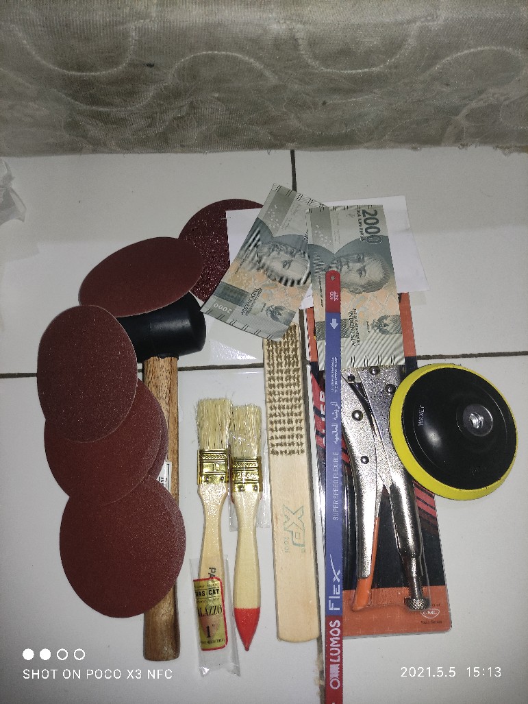 Tang Buaya Jepit Chrome Locking Plier Gagang Besi 10 Inch Alat Pertukangan