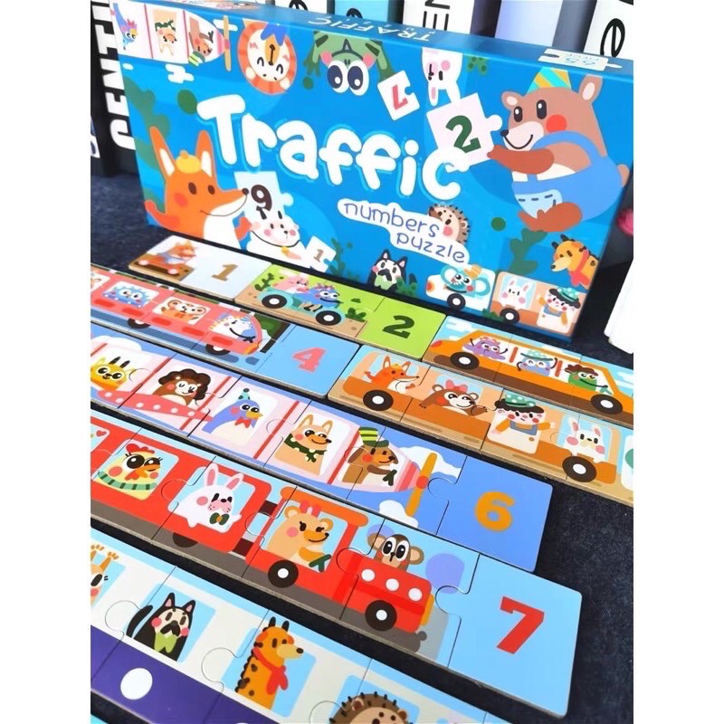 learning number puzzle- kado anak hadiah anak - education puzzle- floor puzzle - mainan edukasi anak