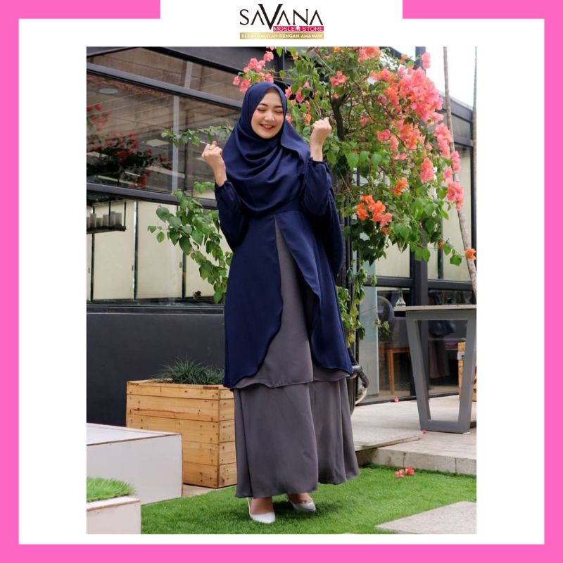 (Ready Stock) Gamis Set Dewasa Pashmina Yasmin Set by Ym Project Original Asli pashmina bahan Wolly 