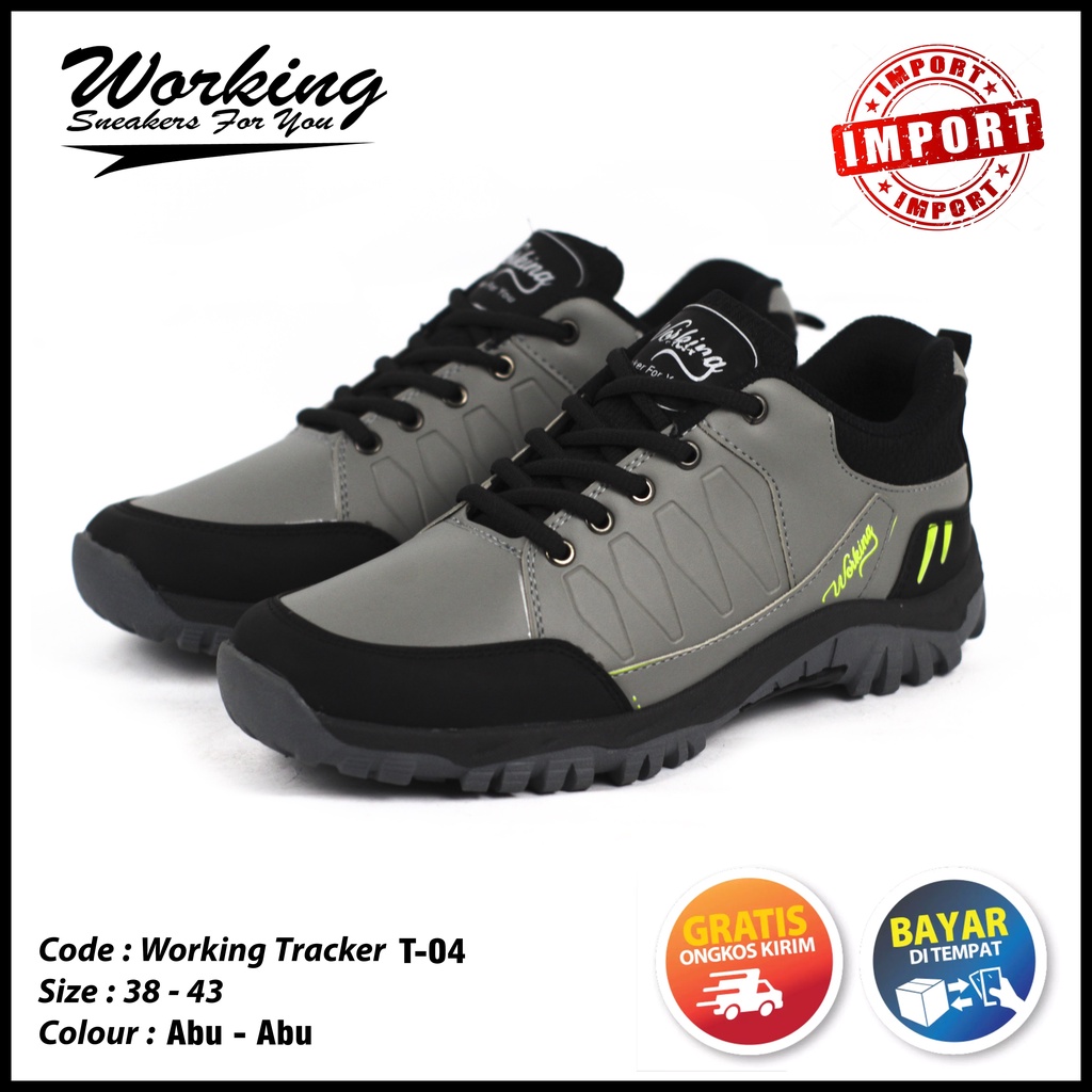 Sepatu Import Working T-04 // Sepatu Hiking // Sepatu Kulit