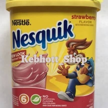 

Nestle Nesquik Milk Strawberry Flavour 228gr | Nesquick Susu Stroberri