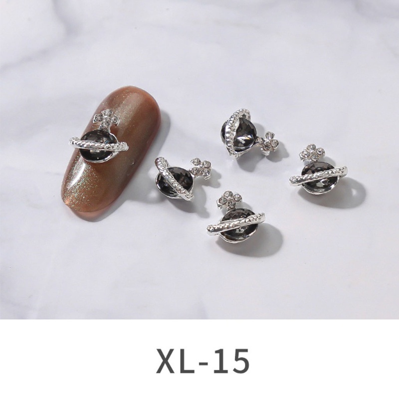 Siy Hiasan Bungaplanet 3d Bentuk Saturnus Untuk Dekorasi Nail Art