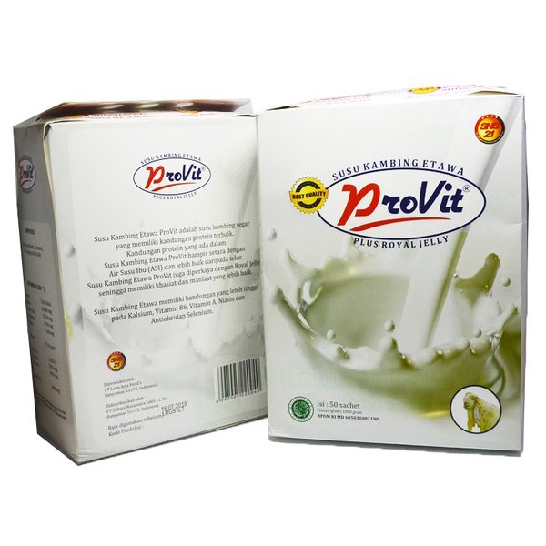

Susu Kambing Provit, Susu Kambing Etawa, isi 50 scht