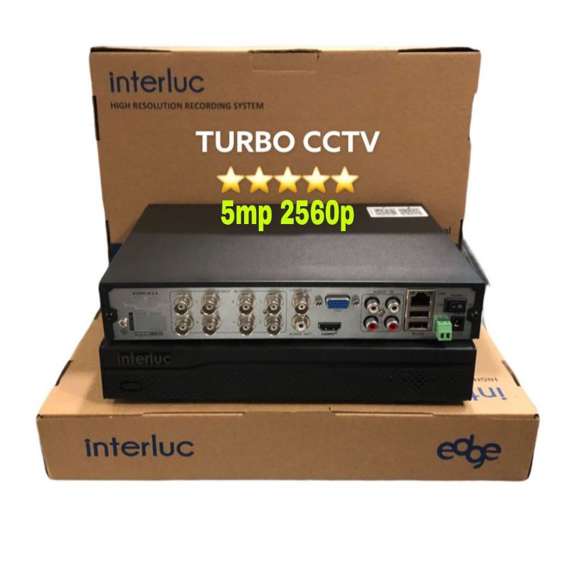 DVR 8CH INTERLUC EDGE DVR CCTV 8 CHANNEL 2560P