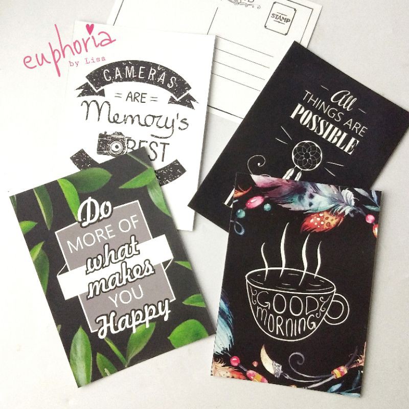 

Postcard (kartu pos / kartu ucapan) Art Series