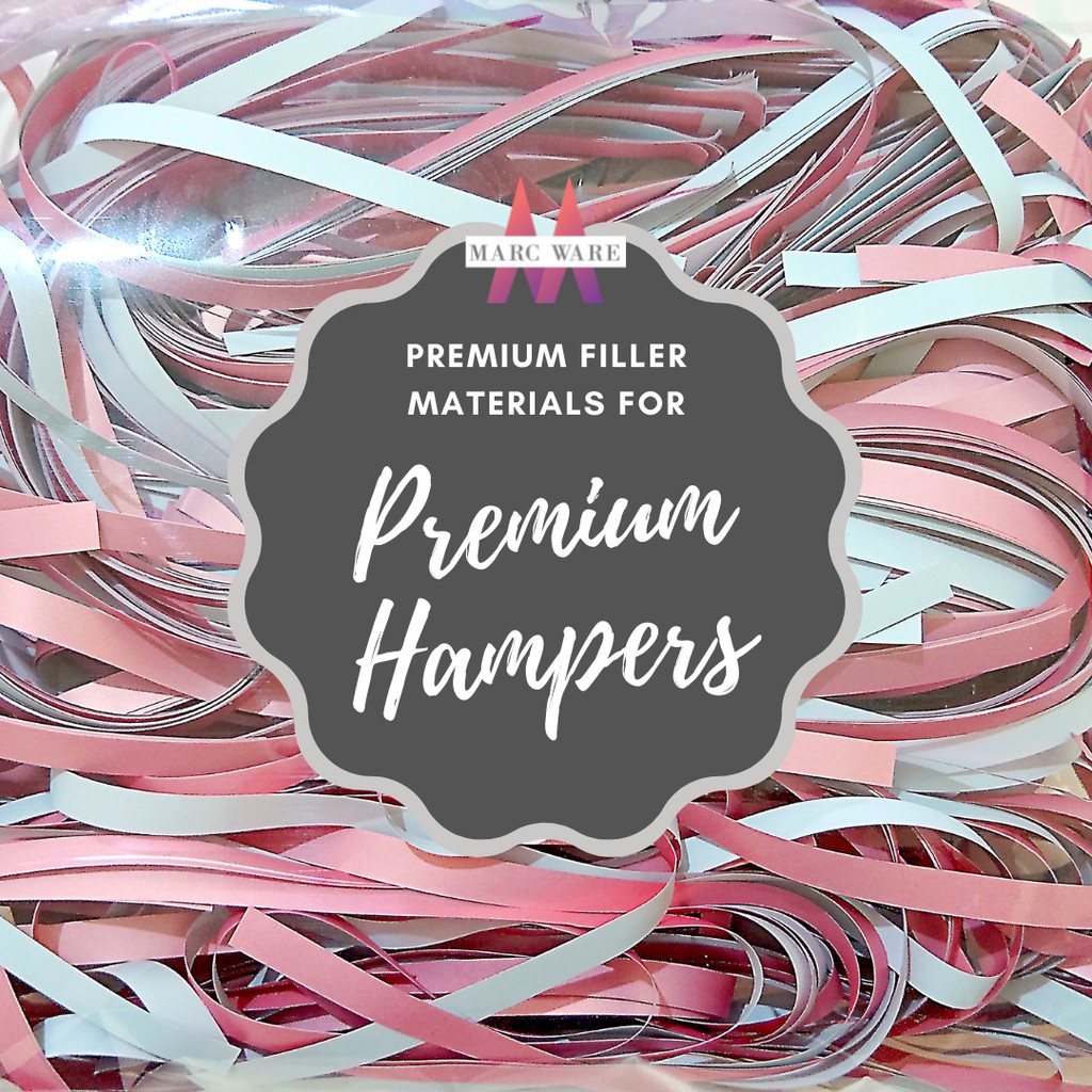 

PREMIUM FILLER KERTAS SERUT KERTAS CACAH PER GRAM HAMPERS, PESTA, TEA PAI, SESERAHAN SHREDDED PAPER
