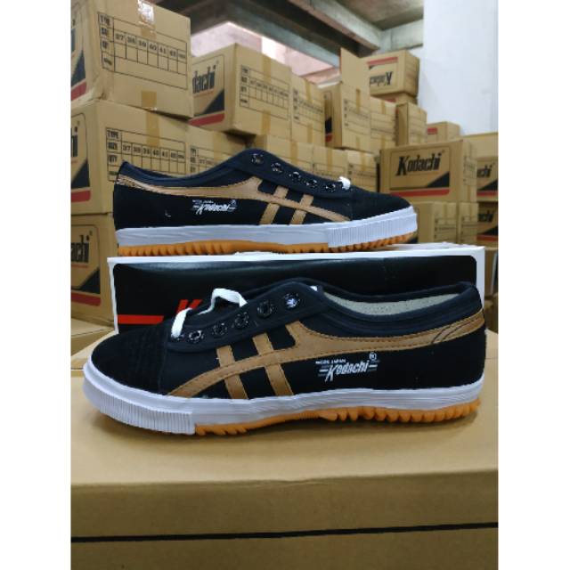 Sepatu kodachi 8172 hitam/coklat