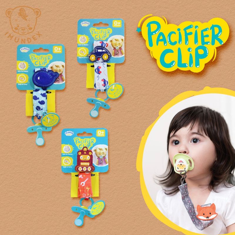 Imundex Pacifier Clip Mix Tali Empeng PCI001/004