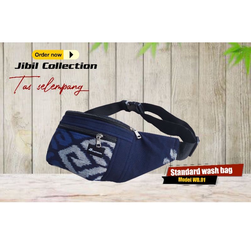 Tas wash bag tenun asli troso jepara/Tas selempang tenun troso/Tas dada etnik/jibiil collection