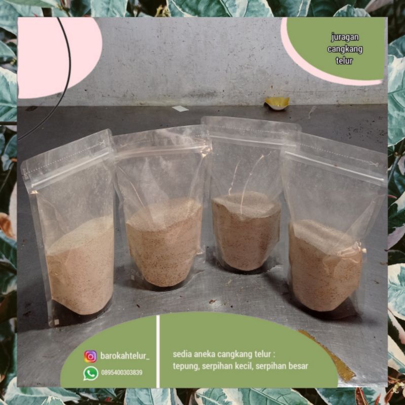 

cangkang telur sterilisasi (tepung) 1 kg