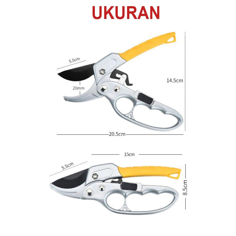 Pruning Shears Gunting Dahan Bunga Ranting Stek Alat Potong Dahan Garden Scissors Gunting Taman