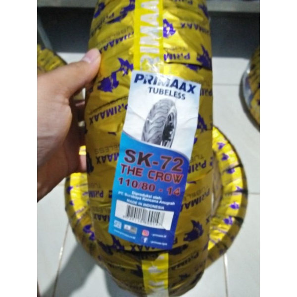 Ban PrimaaX SK72 110/80-14/Ban Depan Primax PCX160/Ban Luar Depan ADV160/Ban Depan ADV150/Ban Luar D