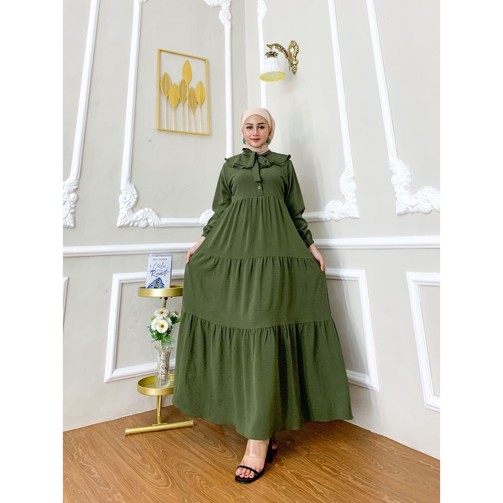 DRESS ASYIMI / Gamis wanita murah  / Dress Muslim wanita / Maxy dress muslim/ Gamis Wanita busui friendly / Gamis Wanita crinkle/ Gamis murah /  Dress wanita muslim/ Dress wanita LD105