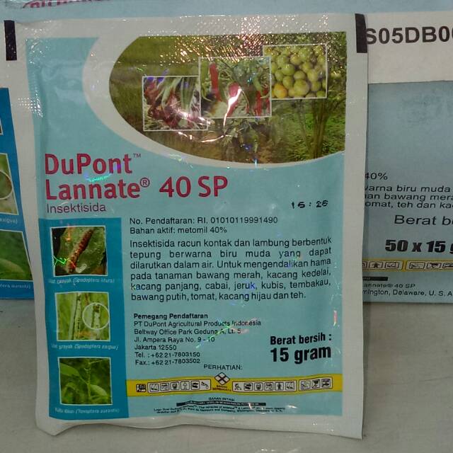 Insektisida DuPont Lannate 40 sp kemasan 15 gram