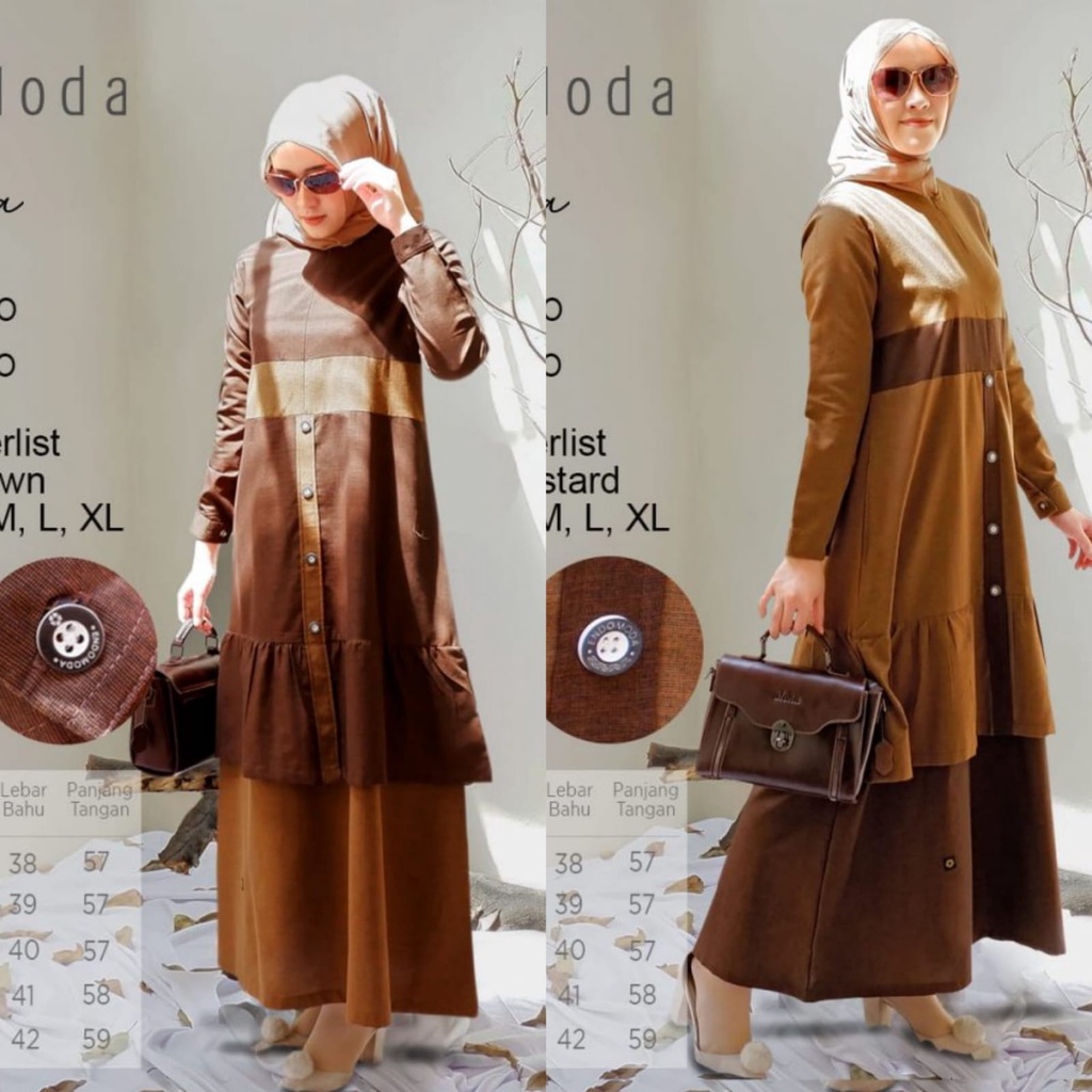 GAMIS ZAHIRA - ENDOMODA - GAMIS SIMPLE WANITA MUSLIMAH