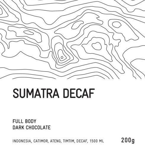 

Kopi- Biji Kopi Arabika Manual Brew - Sumatra Decaf 200 gr -Biji-Kopi.