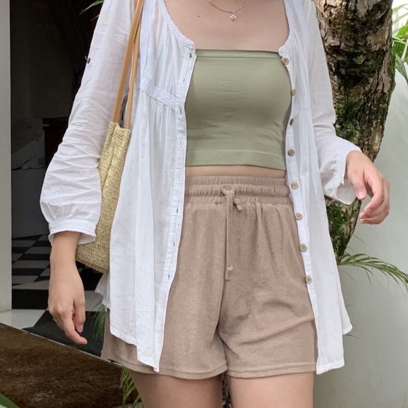 BEFAST - ZFS OOTD Hotpants VIURY / KYO CREPE SHORT HOMEY PANTS / Celana Pendek Wanita Remaja / Hotpants Wanita Santai / Celana Pendek Banyak Warna / Hotpants Rumahan / Termurah