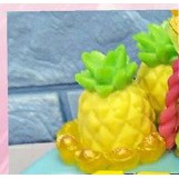 Cetakan Puding / Agar-Agar / Jelly / Coklat / Silikon / Sabun / Lilin / Es Krim /Kue/Nasi Nanas 3D