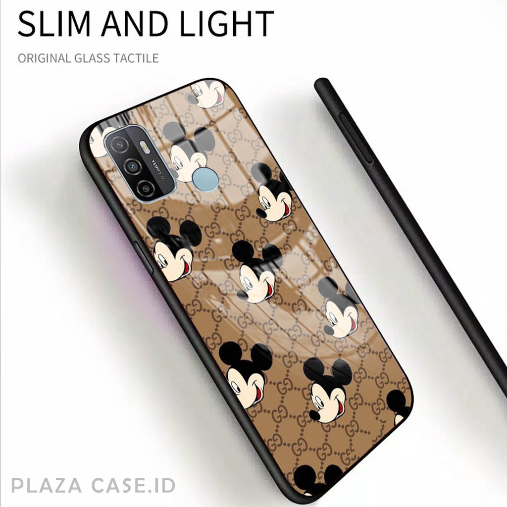 Softcase Glass Kaca [K65] for A53 RENO 4F V20 V20 SE REDMI 9C C17 RENO 4 REALME 7i Y30 Y50 A31 A73