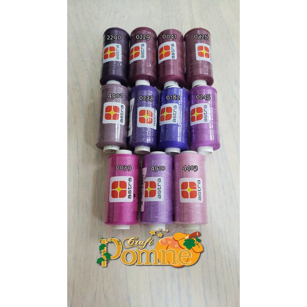 Benang Jahit/ Sewing Thread/ Astra/ Purple/ 26 gr