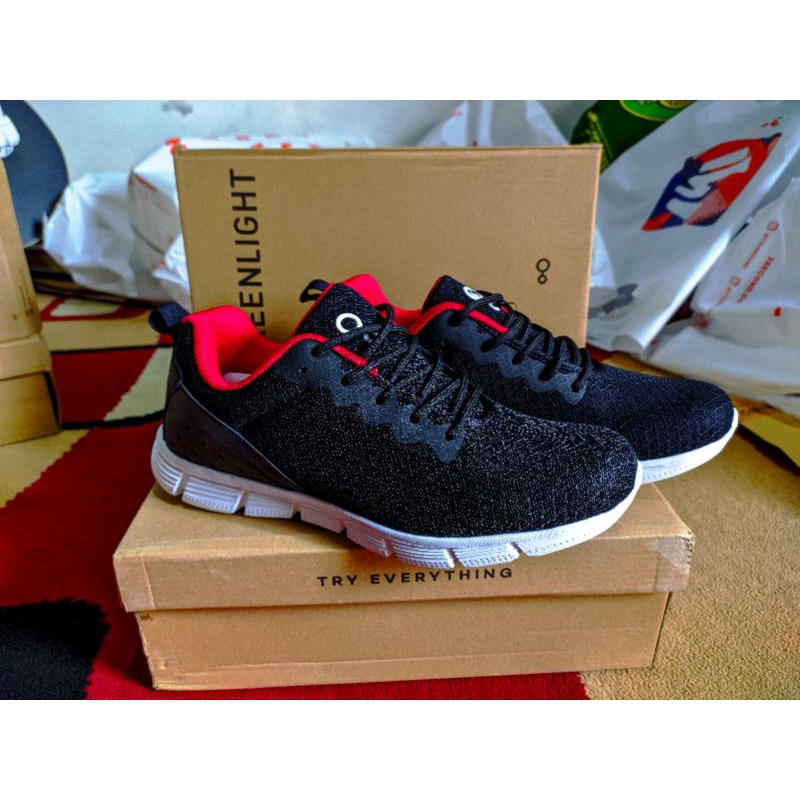 sepatu GREENLIGHT hitam original promo murah