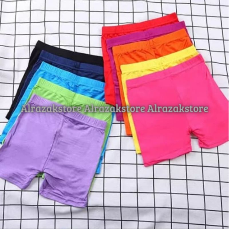 Legging Short Pants Anak Perempuan Usia TK 4-6 Tahun