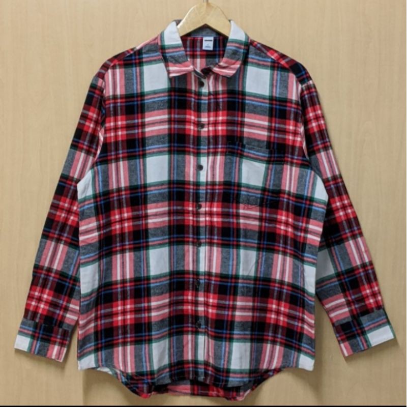 kemeja flanel wanita old navy