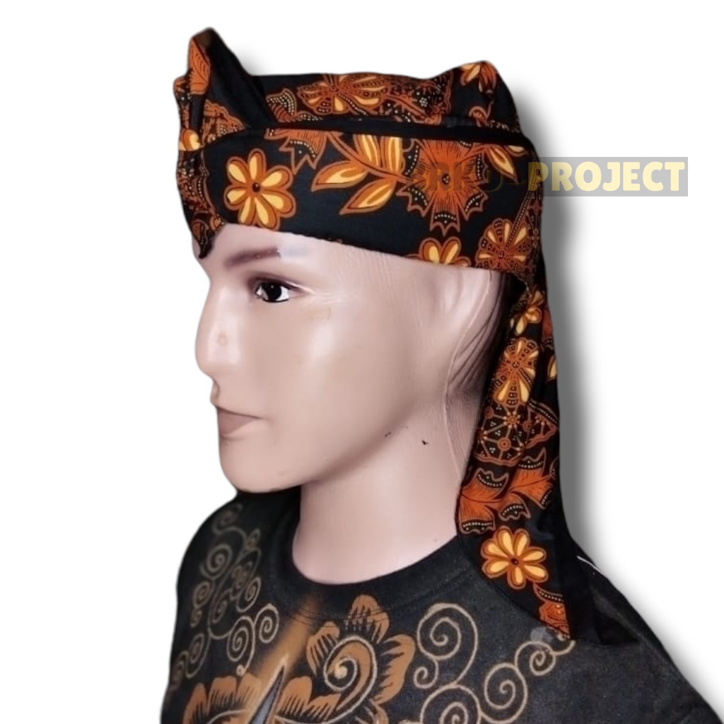 iket Sunda siap pakai - praktis - tutup kepala - bendo - udeng bali sunda - khas sunda - iket batik 