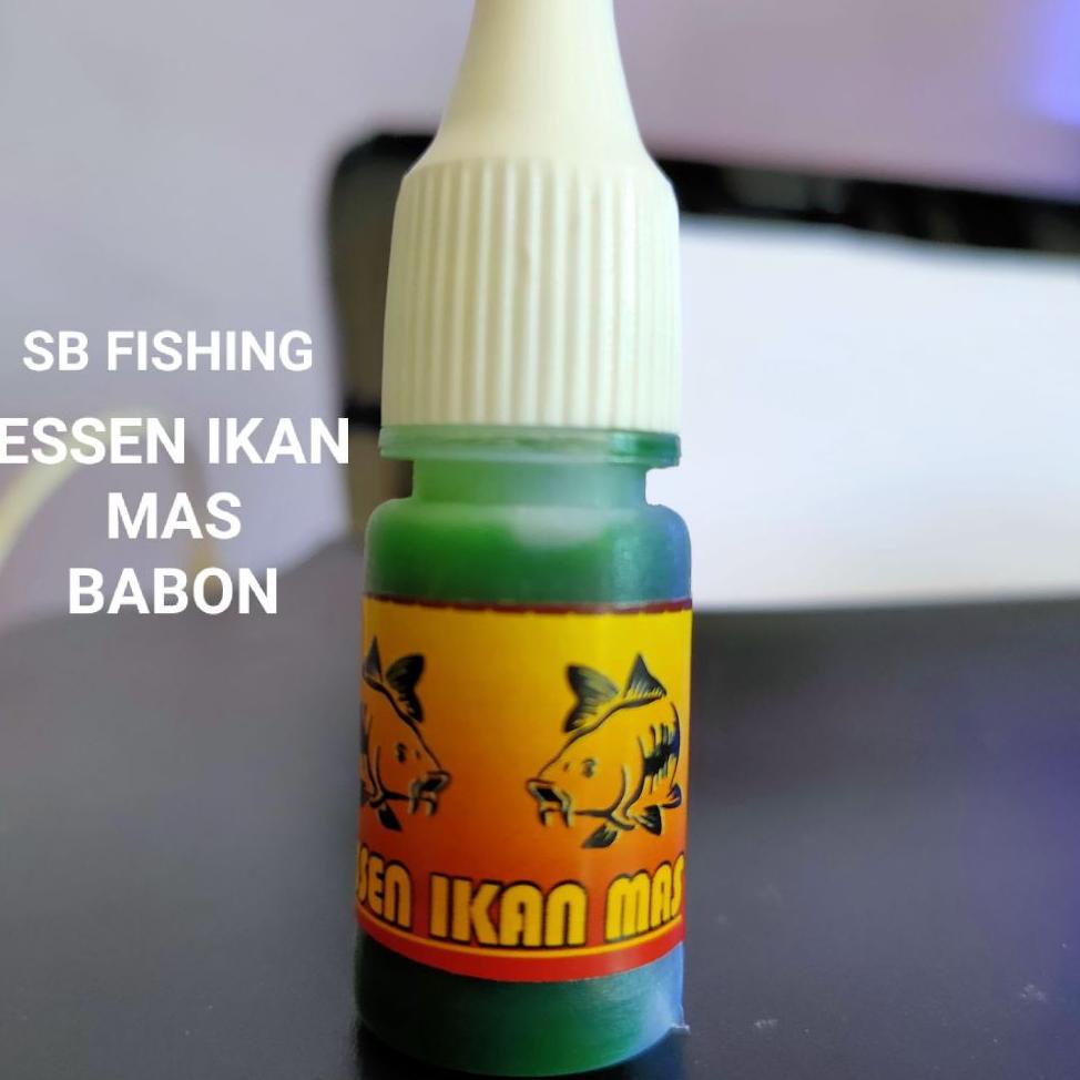 Essen Ikan Mas Essen Babon Hijau - Essen Umpan Pancing Ikan Mas Babon Wangi Gurih