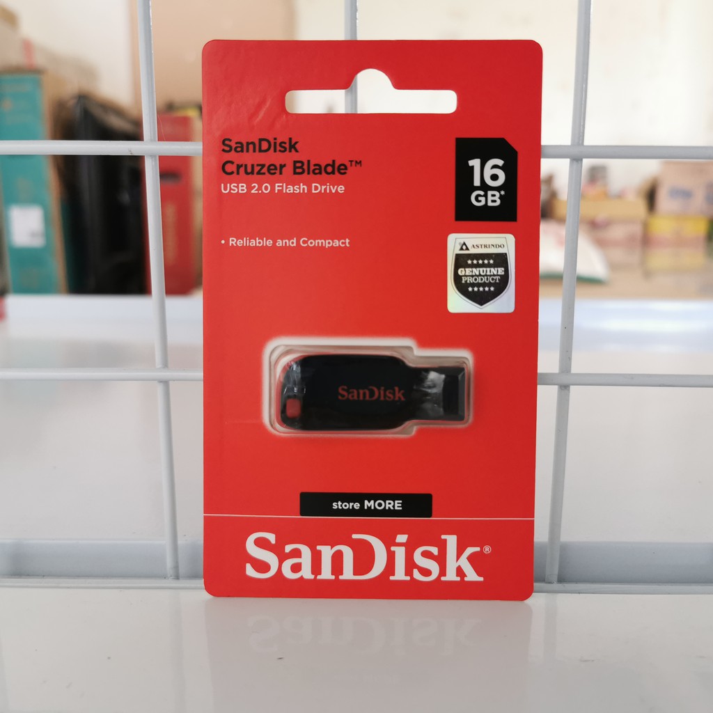 Sandisk Flashdisk 16GB Cruzer Blade CZ50 USB 2.0 original