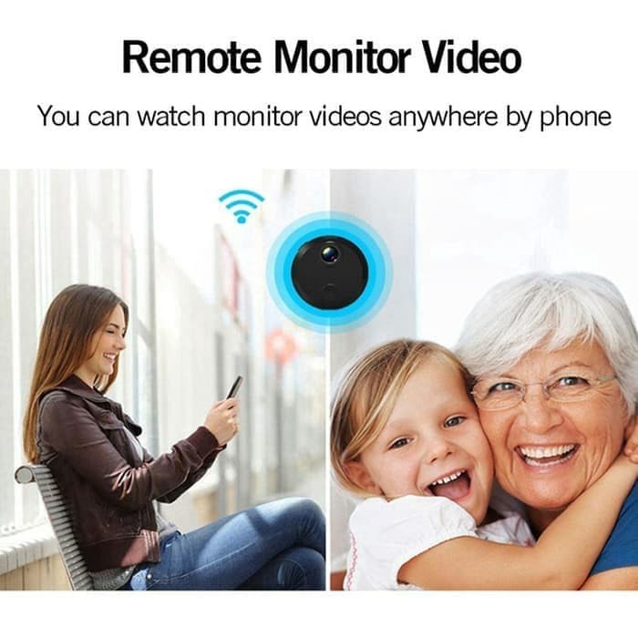 KAMERA MINI SPY CAM CCTV MINI KAMERA PENGINTAI CAMERA MINI WIFI HIDDEN CAMERA KECIL IP CAMERA JS97