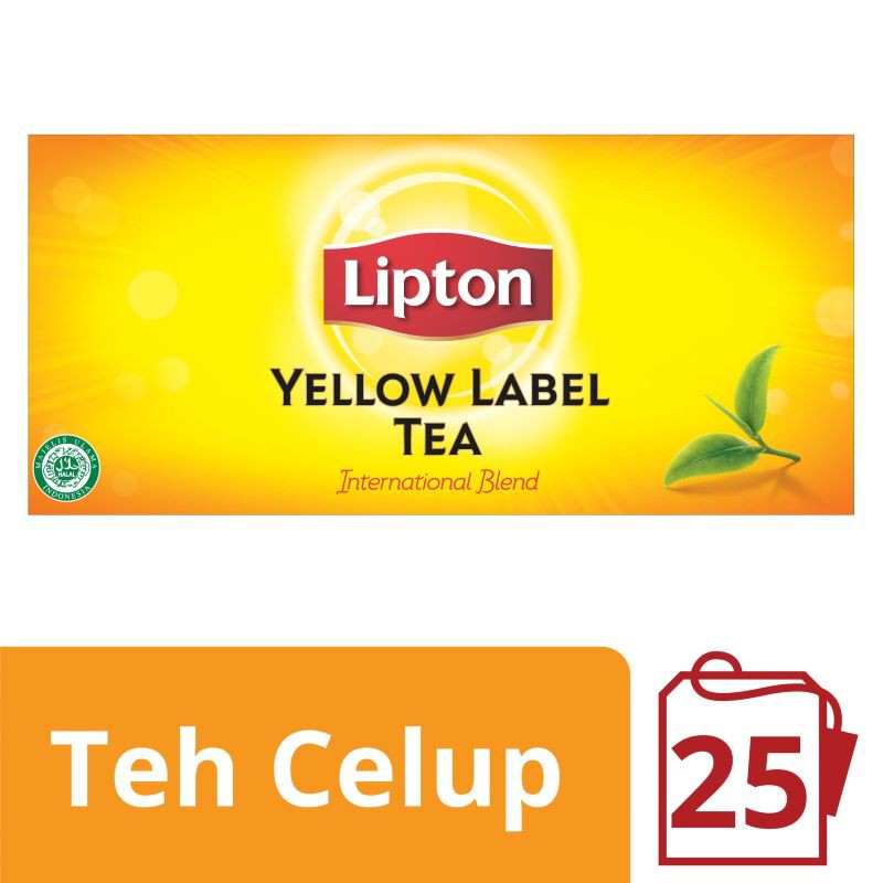 

Lipton Teh Celup Yellow Label 25 Pcs