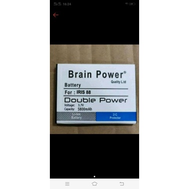 Baterai lava iris 88 double power