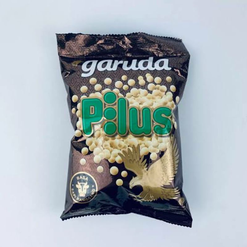 

Pilus Garuda kecil 500an, Rasa sapi panggang 1 pak isi 20 pcs x 9gr