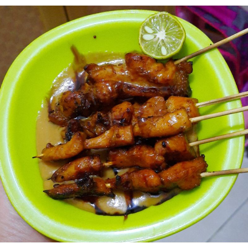 

sate ayam bumbu kacang